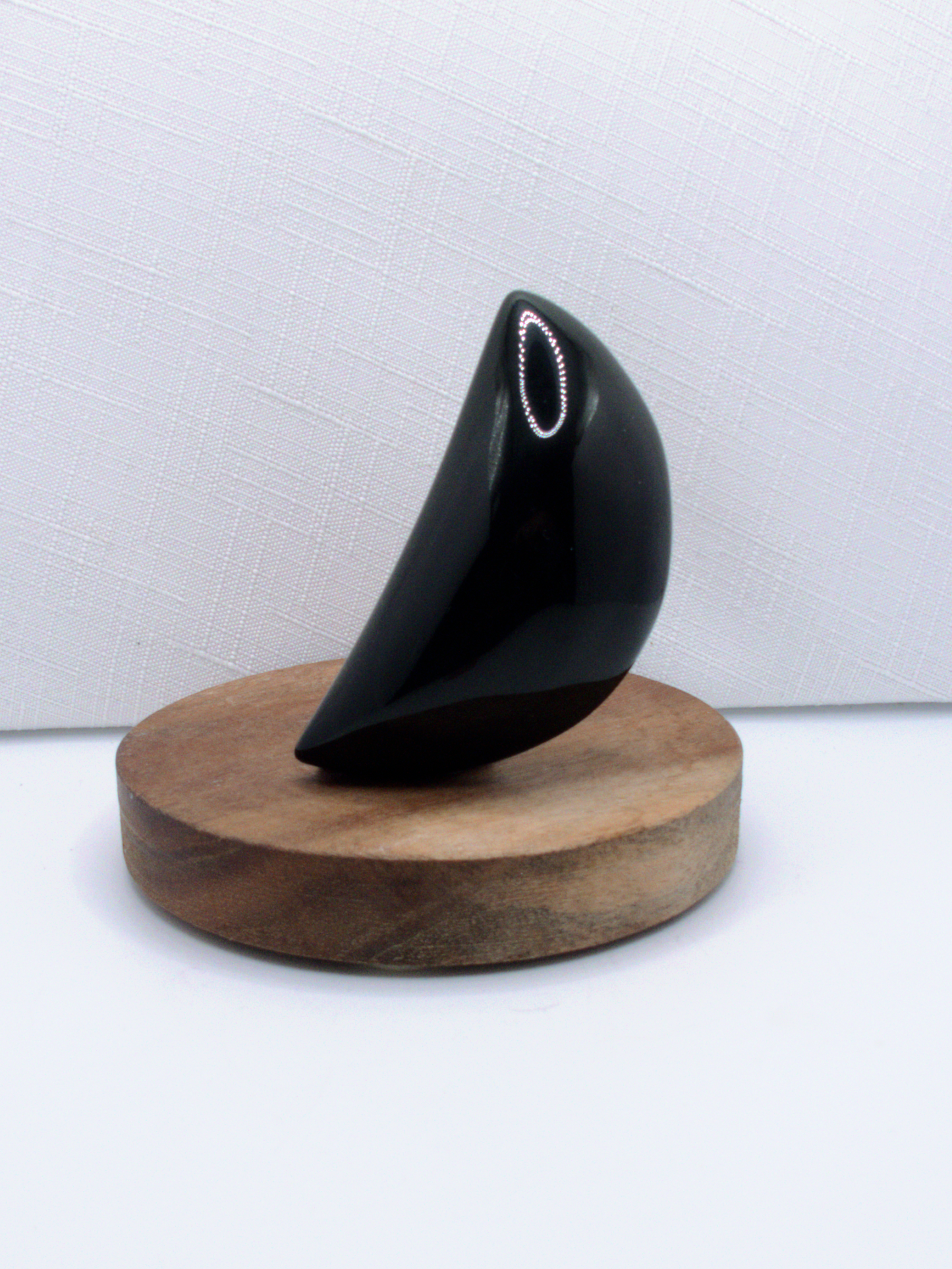 Rainbow Obsidian Moon - 7cm