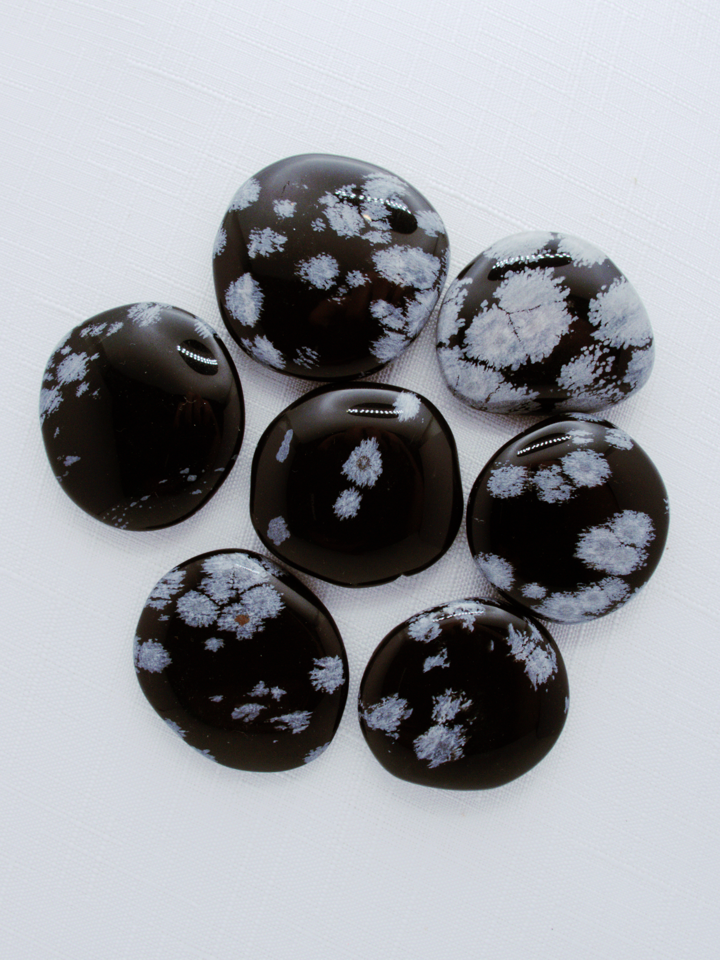 Snowflake Obsidian Flatstone