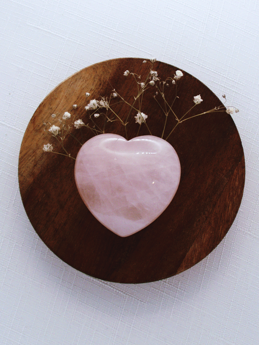 Rose Quartz Heart - 4cm