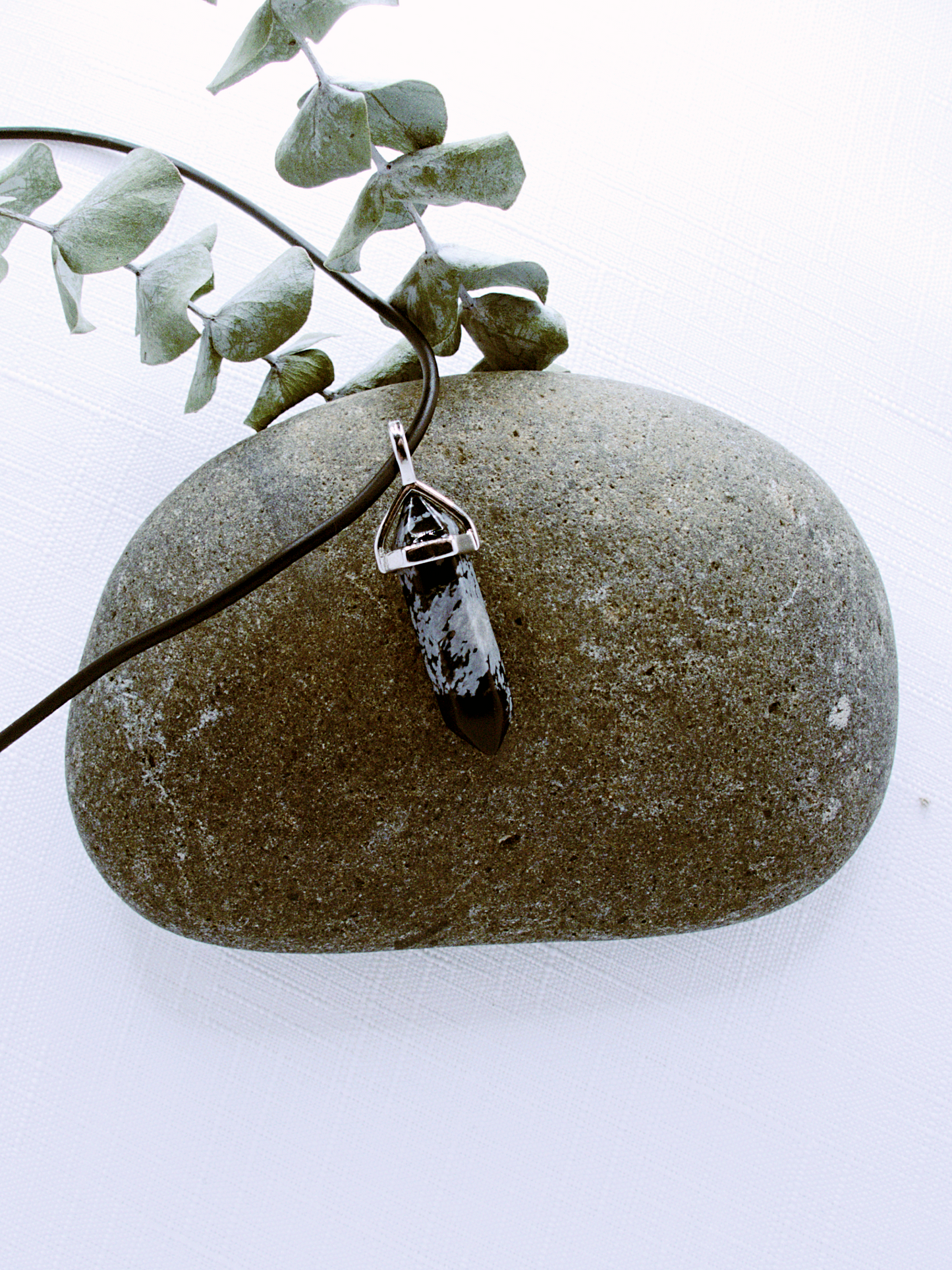 Snowflake Obsidian Necklaces