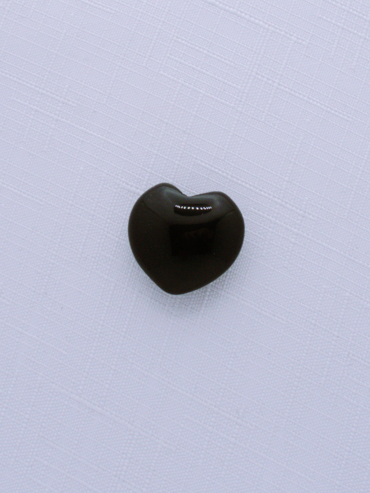 Black Obsidian hearts - 3cm