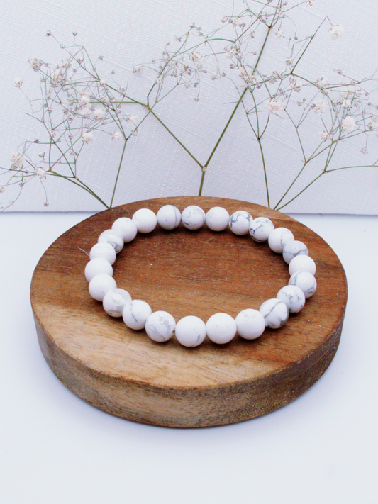 Howlite 8mm Bracelet